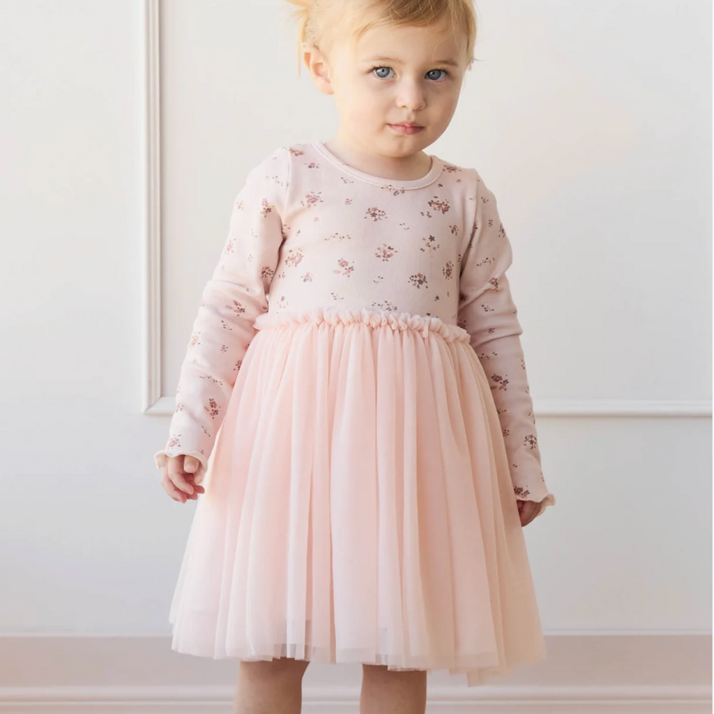 Petite Fleur Anna Tulle Dress - Little Kinfolk Boutique | Children's Clothing Regina, SK