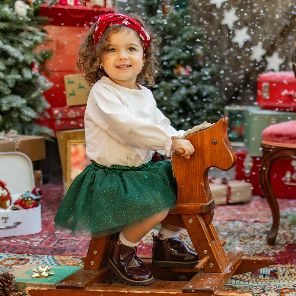 Hailey Sparkle Tulle Holiday Skirt - Little Kinfolk Boutique | Children's Clothing Regina, SK