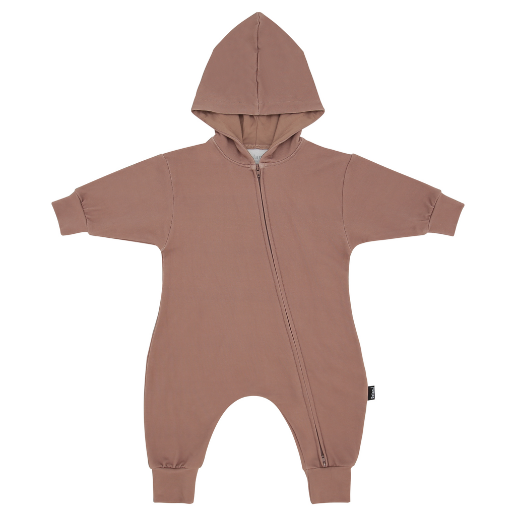 Hazel Bamboo Zipper Hooded Jumpsuit - Little Kinfolk Boutique | Children's Clothing Regina, SK