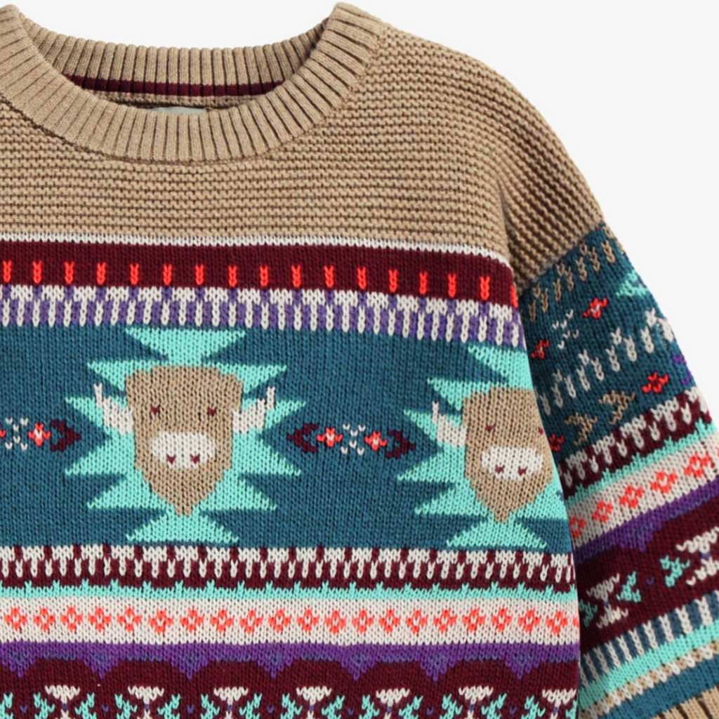 Kip Aztec Knit Sweater - Little Kinfolk Boutique | Children's Clothing Regina, SK