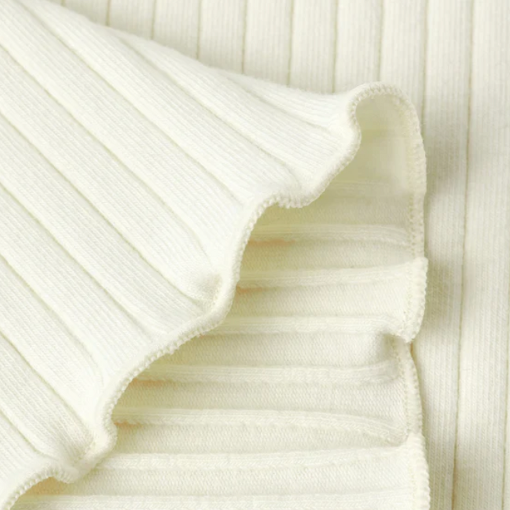 Layla Ribbed Long Sleeve Tops ( 3 Colour Options) PRE-SALE - Little Kinfolk Boutique | Children's Clothing Regina, SK