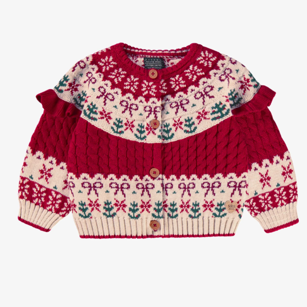 Sophia Holiday Cardigan - Little Kinfolk Boutique | Children's Clothing Regina, SK