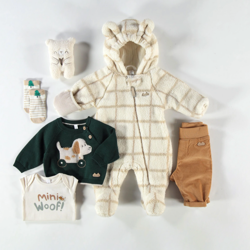 Sherpa One Piece Fleece Suit - Little Kinfolk Boutique | Children's Clothing Regina, SK