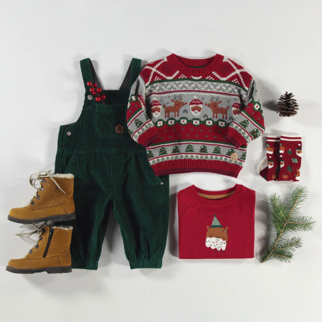 Simon Holiday Sweater - Little Kinfolk Boutique | Children's Clothing Regina, SK