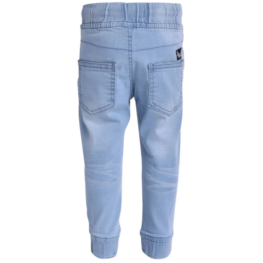 L&P Light Blue Denim Joggers - Little Kinfolk Boutique | Children's Clothing Regina, SK