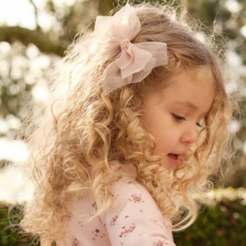 Soft Peony Fairy Bow - Little Kinfolk Boutique | Children's Clothing Regina, SK