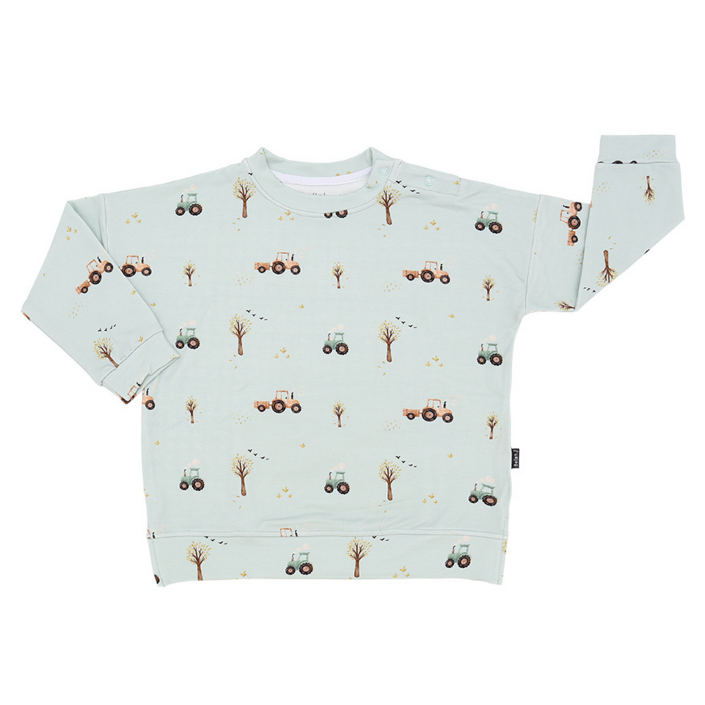 Tractor Bamboo Sweatshirt - Little Kinfolk Boutique | Children's Clothing Regina, SK