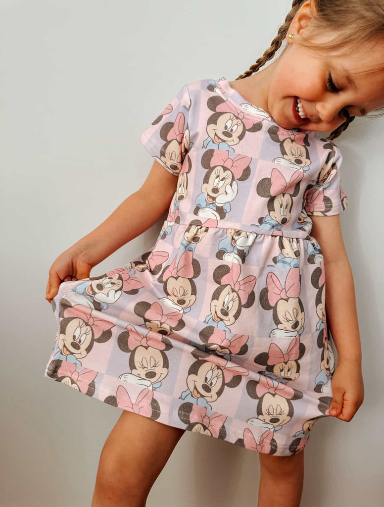 Dear Aspen - Little Mouse Retro Dress - Little Kinfolk Boutique | Children's Clothing Regina, SK