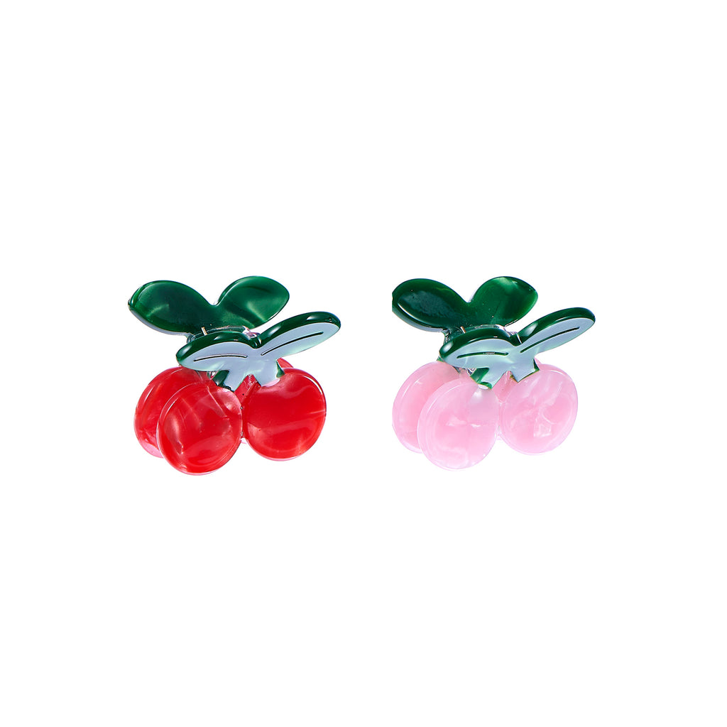 Sweet Cherries Claw Clips 2pk - Little Kinfolk Boutique | Children's Clothing Regina, SK