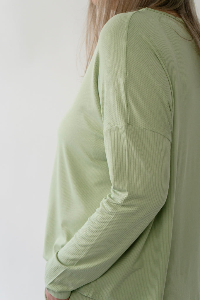Women's Bamboo Misty Sage Set - Little Kinfolk Boutique | Children's Clothing Regina, SK