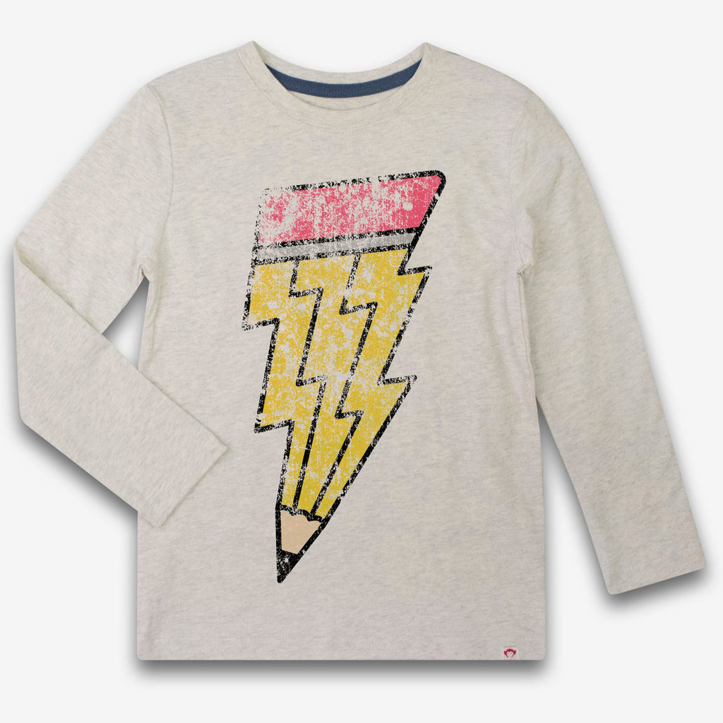 Lightening Pencil Long Sleeve Tee - Little Kinfolk Boutique | Children's Clothing Regina, SK
