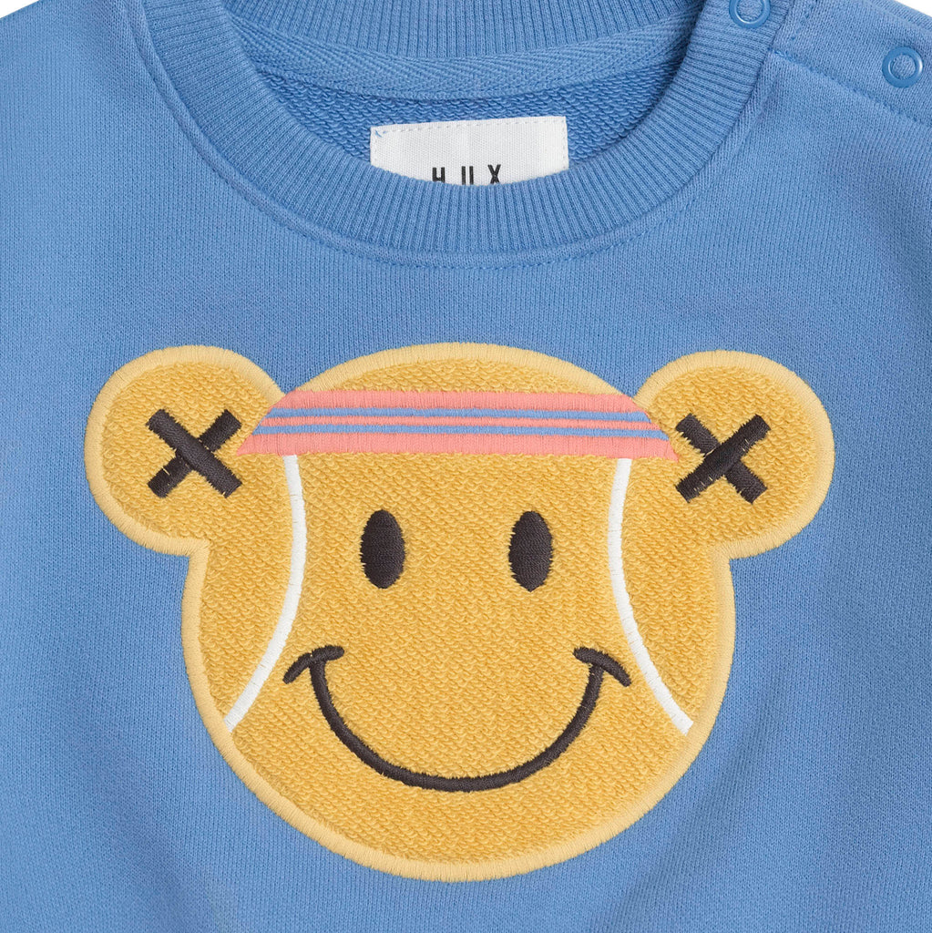 Tenny Tennis Bear Hux Baby Sweatshirt - Little Kinfolk Boutique | Children's Clothing Regina, SK