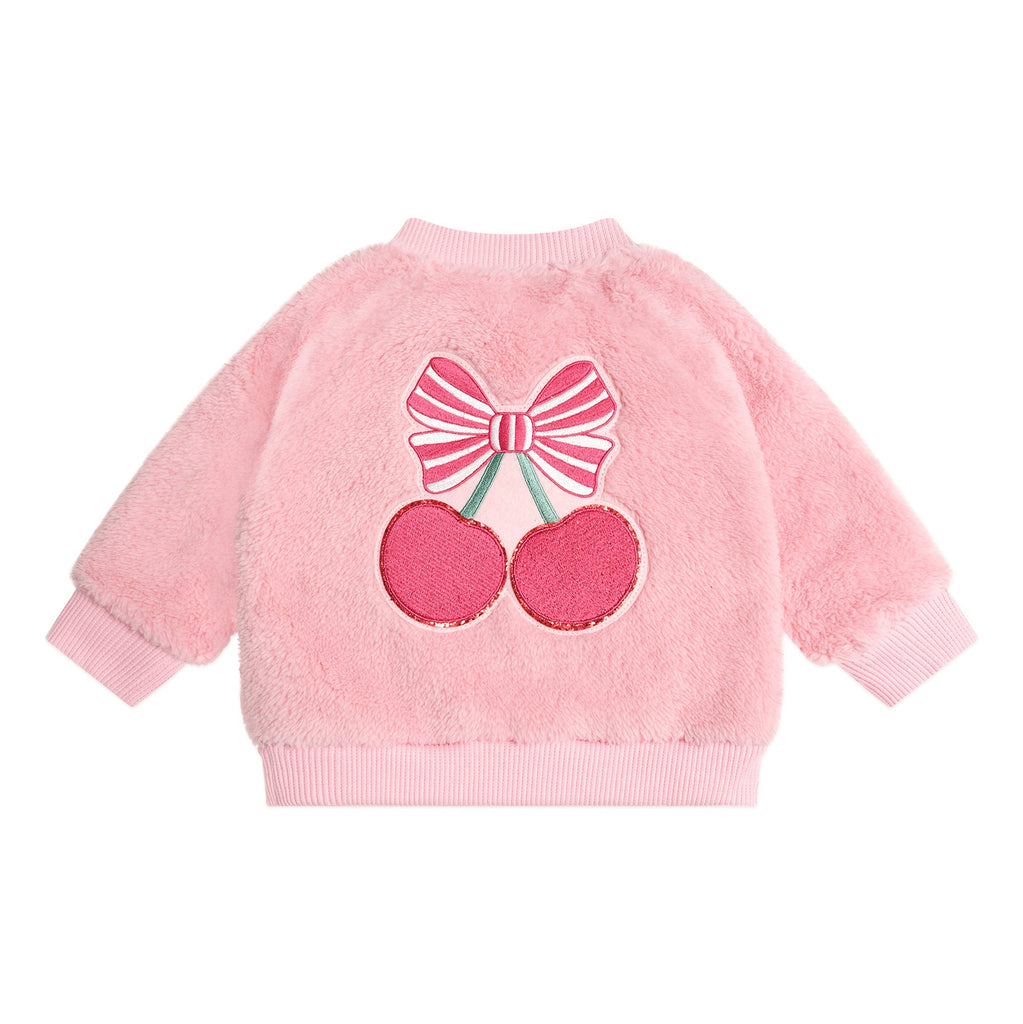 Cherry Pie Hux Baby Fur Jacket - Little Kinfolk Boutique | Children's Clothing Regina, SK