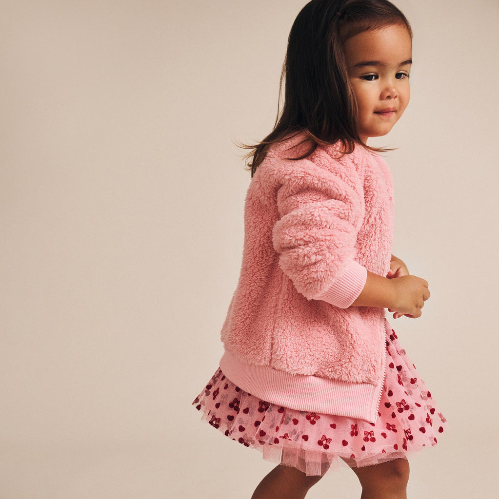 Cherry Pie Hux Baby Fur Jacket - Little Kinfolk Boutique | Children's Clothing Regina, SK