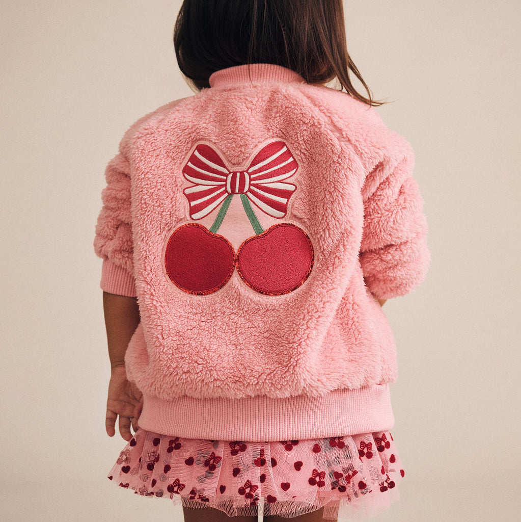 Cherry Pie Hux Baby Fur Jacket - Little Kinfolk Boutique | Children's Clothing Regina, SK