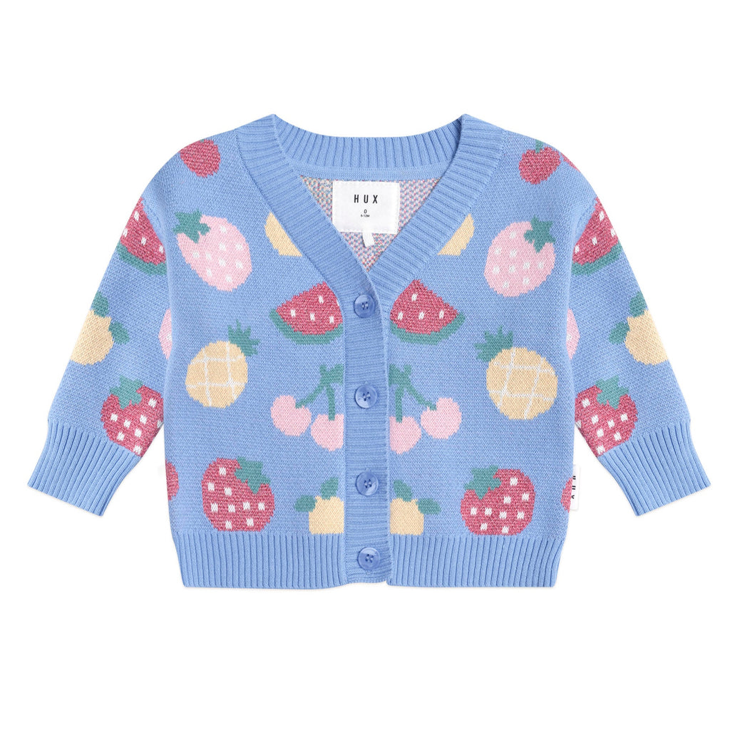 Fruit Salad Hux Baby Knit Cardi - Little Kinfolk Boutique | Children's Clothing Regina, SK