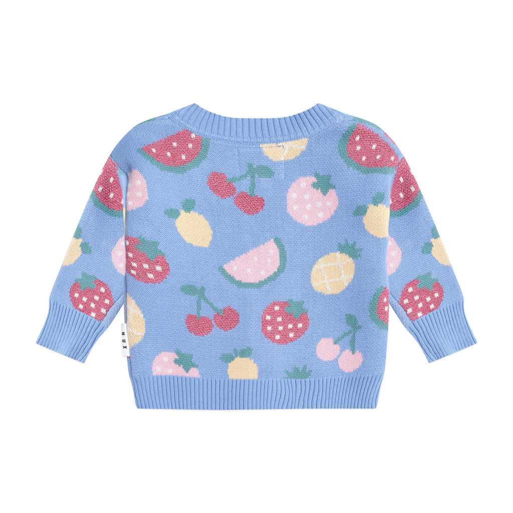 Fruit Salad Hux Baby Knit Cardi - Little Kinfolk Boutique | Children's Clothing Regina, SK