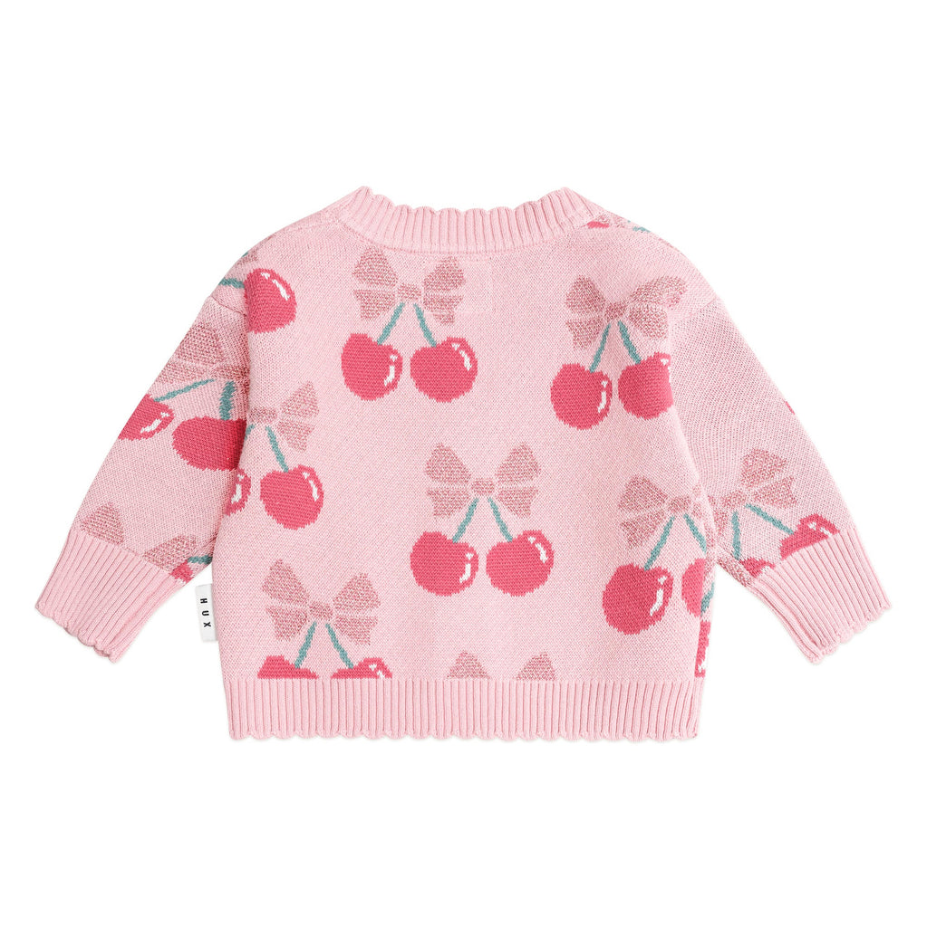 Cherry Pie Hux Baby Scalloped Knit Cardi - Little Kinfolk Boutique | Children's Clothing Regina, SK