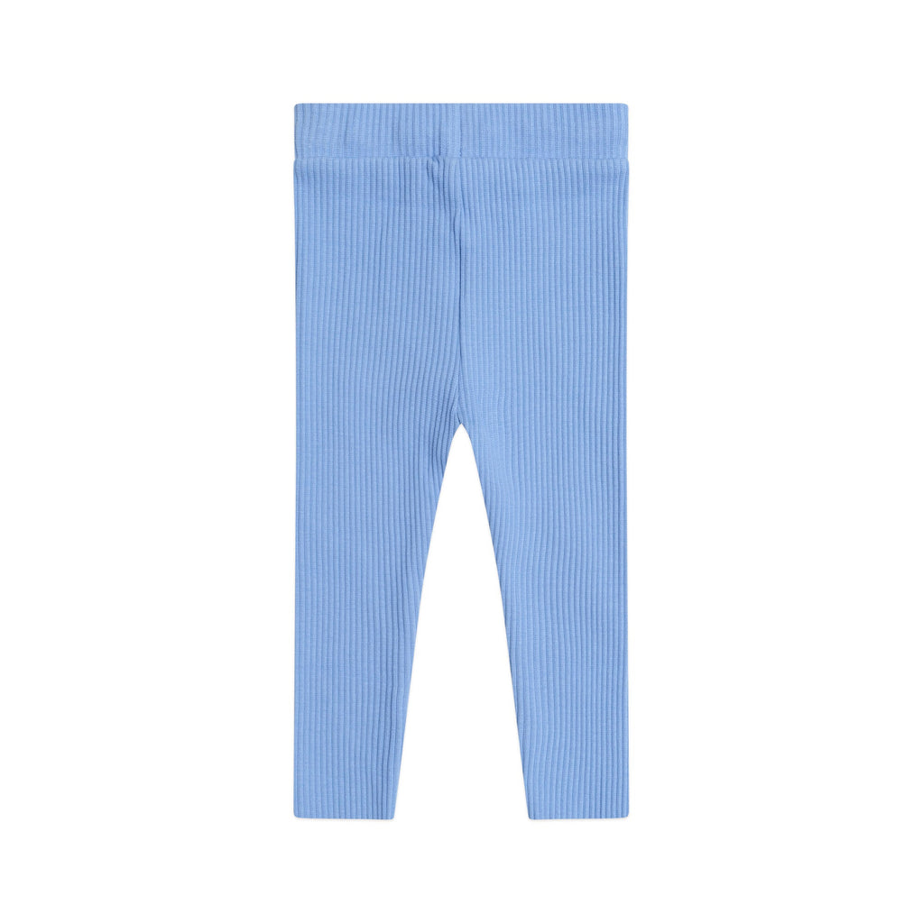 Billie Blue Ribbed Hux Baby Leggings - Little Kinfolk Boutique | Children's Clothing Regina, SK