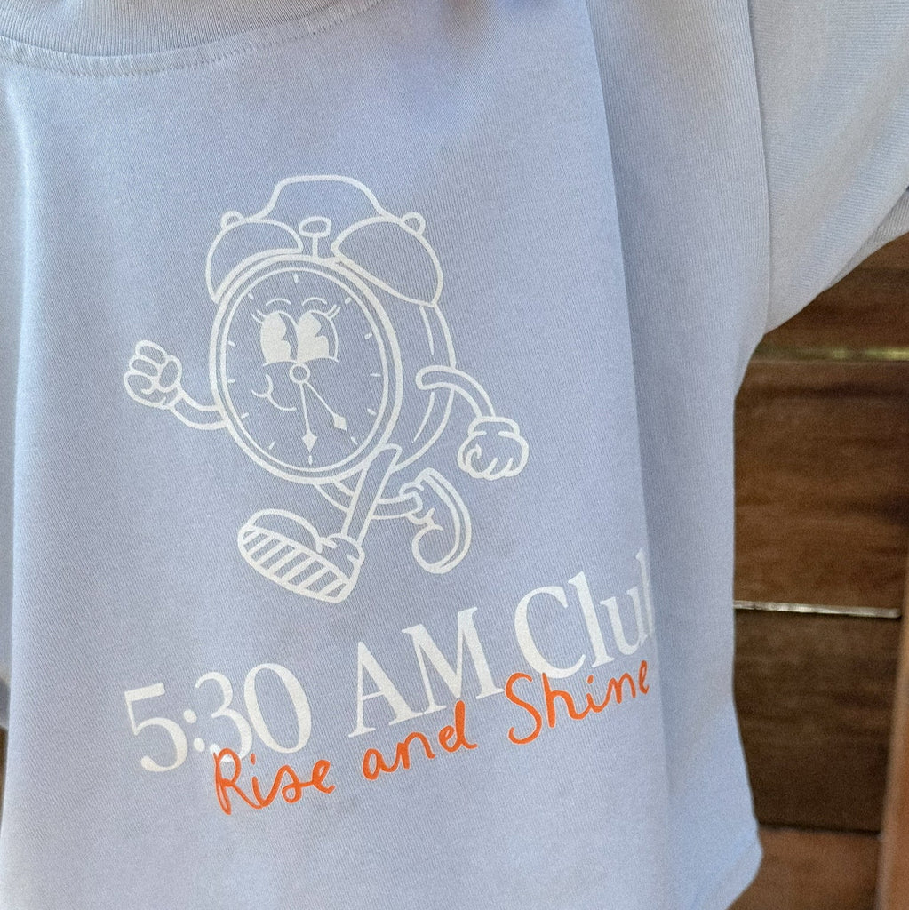 5:30AM Club Roobear Graphic Tee (Pre-Order) - Little Kinfolk Boutique | Children's Clothing Regina, SK