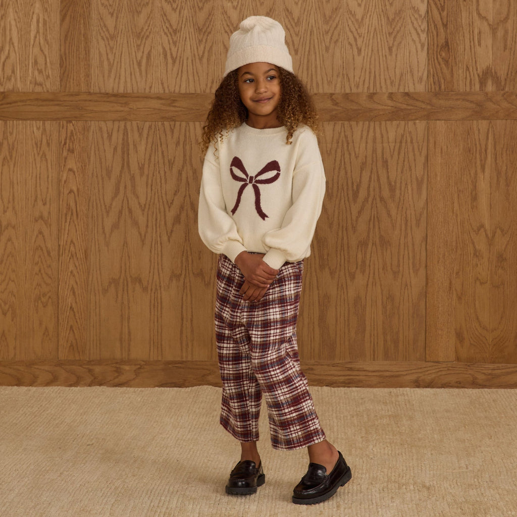 Aspen Bow Sweater - Little Kinfolk Boutique | Children's Clothing Regina, SK