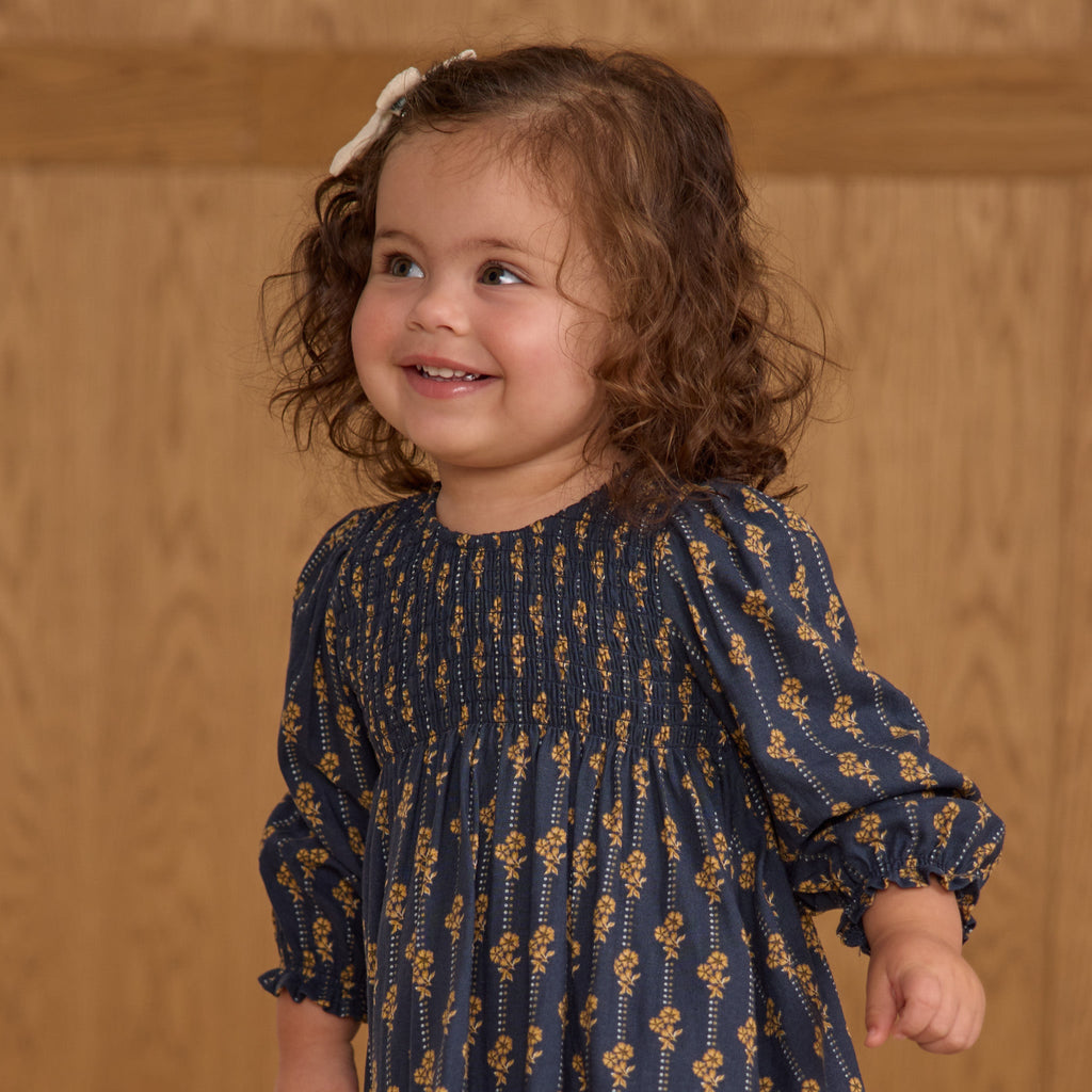 Capri Vintage Bloom Dress - Little Kinfolk Boutique | Children's Clothing Regina, SK
