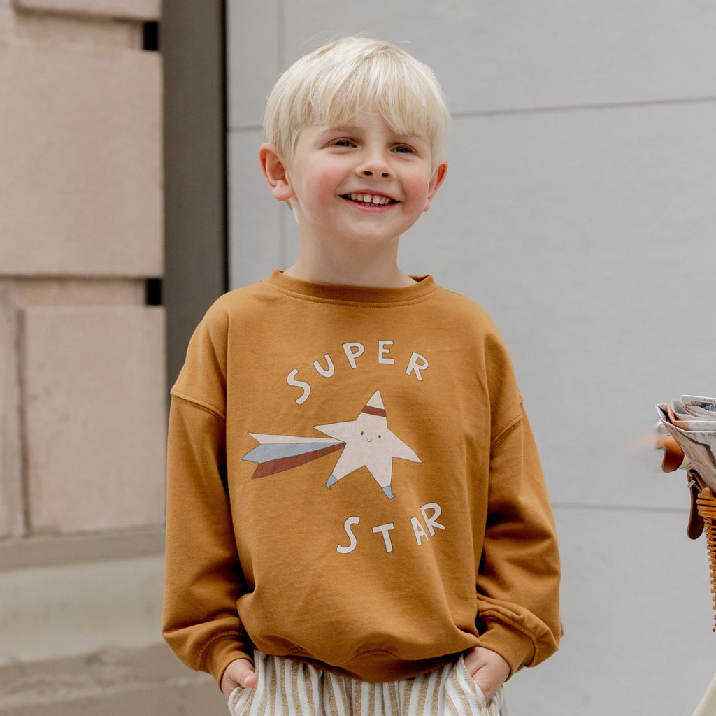 Superstar Relaxed Sweatshirt - Little Kinfolk Boutique | Children's Clothing Regina, SK