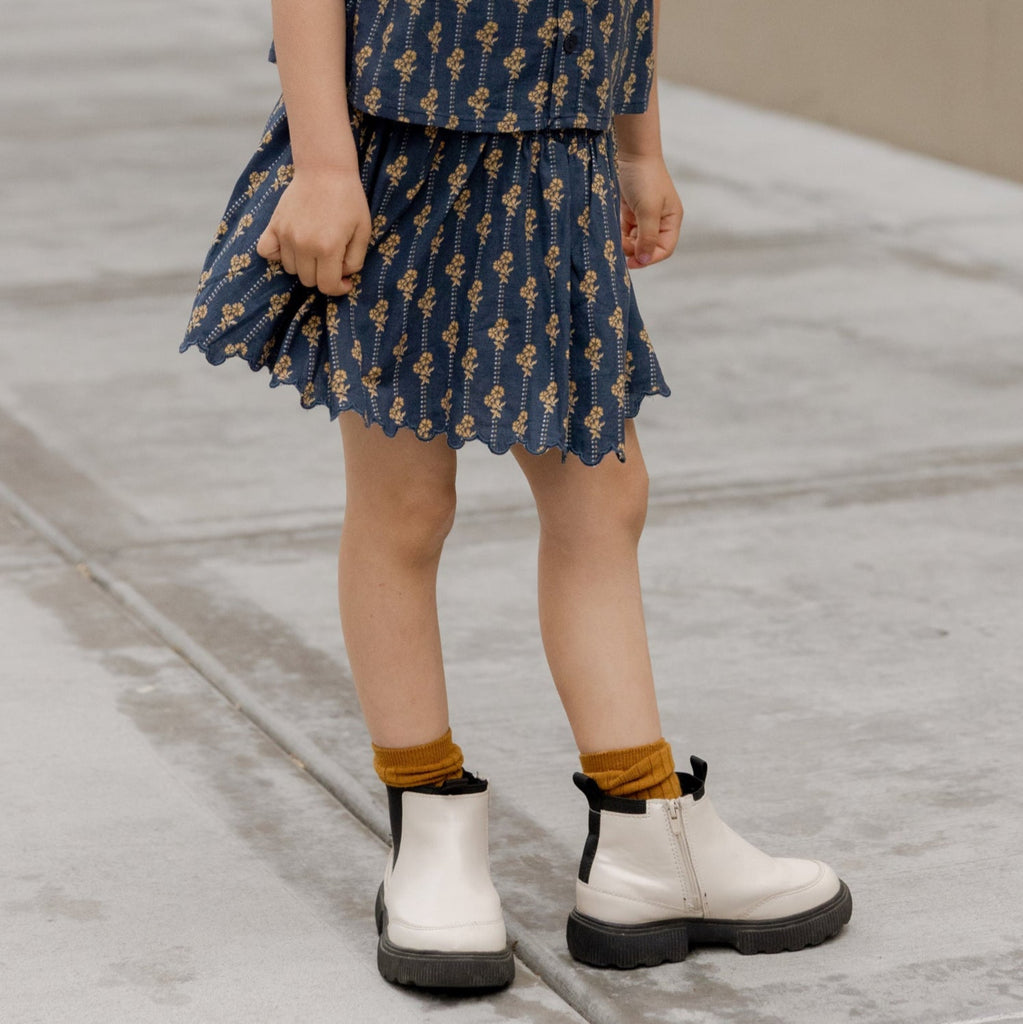 Smocked Vintage Bloom Skirt - Little Kinfolk Boutique | Children's Clothing Regina, SK