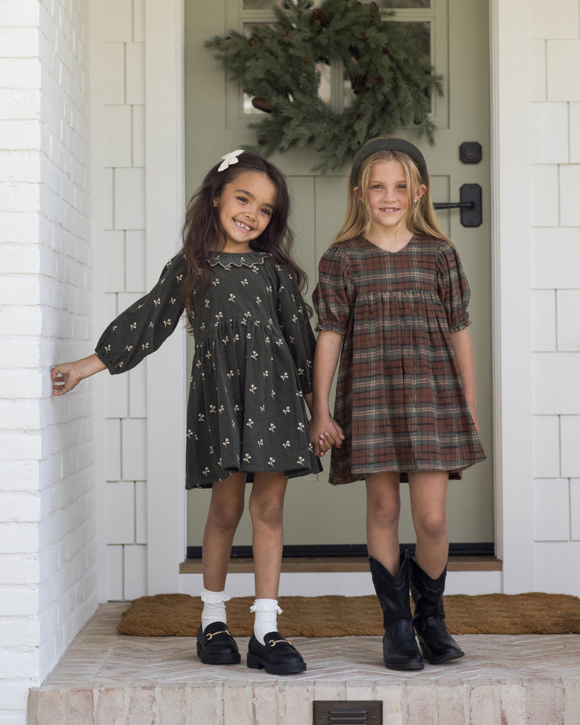 Holiday Plaid Jolene Dress - Little Kinfolk Boutique | Children's Clothing Regina, SK