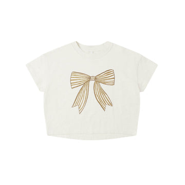 Boxy Bow Tee - Little Kinfolk Boutique | Children's Clothing Regina, SK