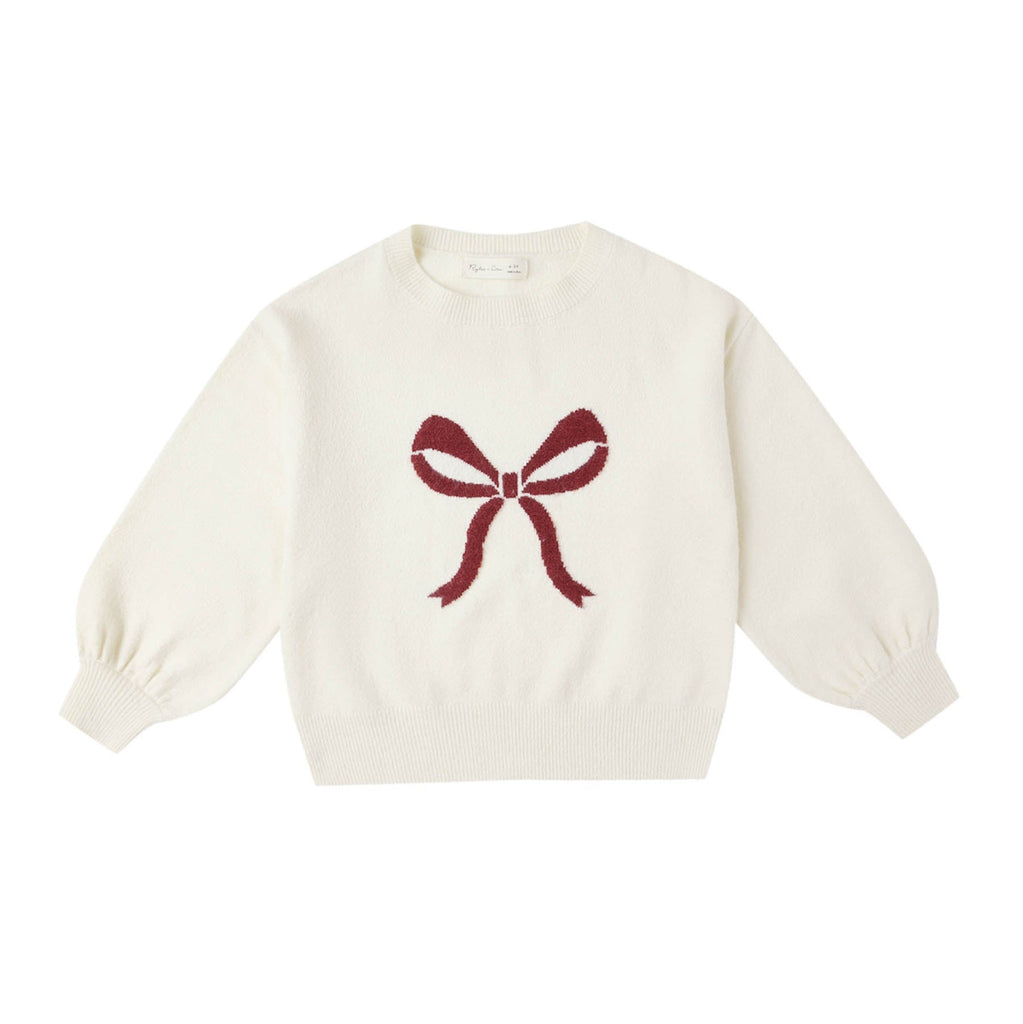 Aspen Bow Sweater - Little Kinfolk Boutique | Children's Clothing Regina, SK
