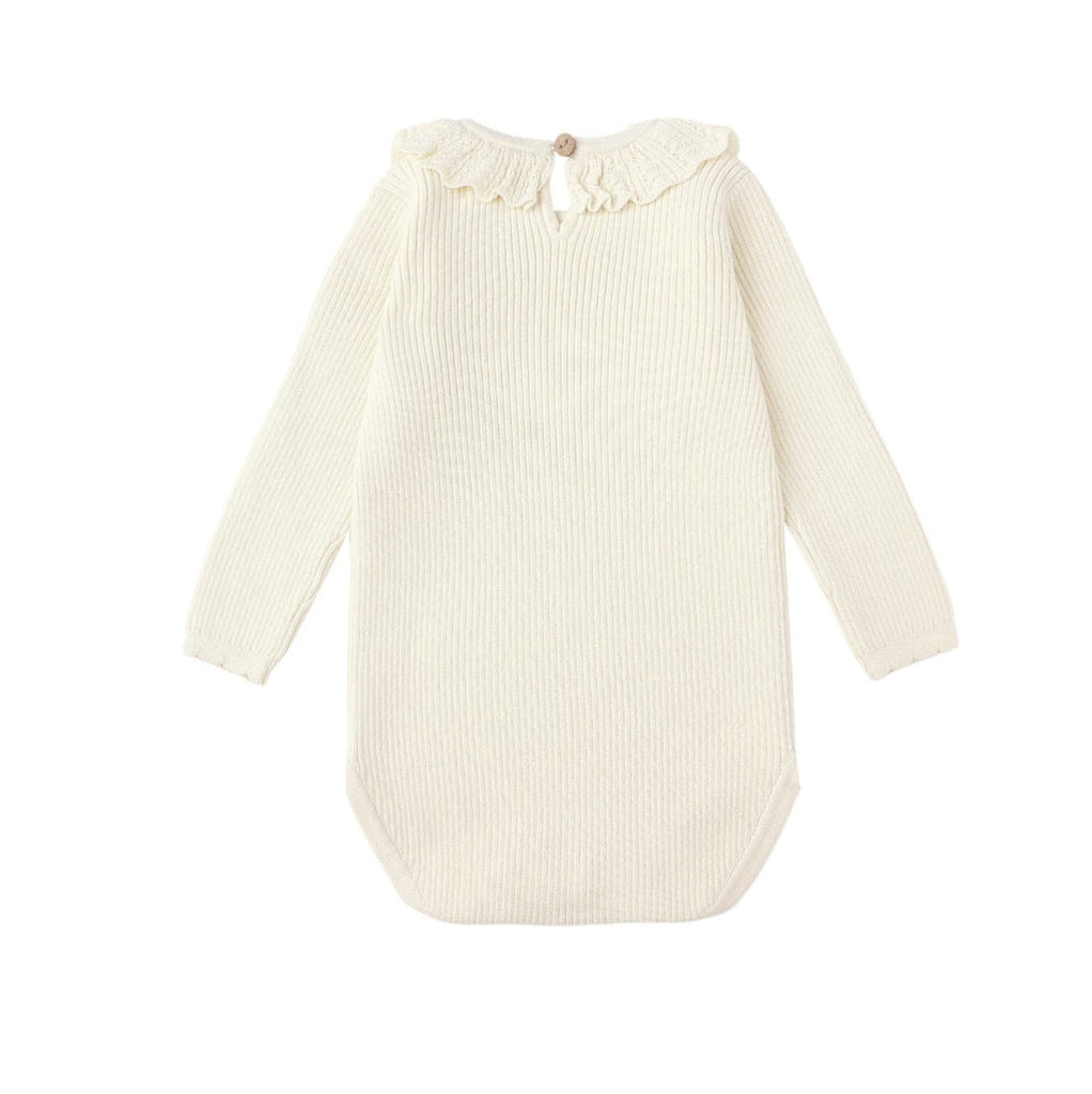 Ruffle Collar Bodysuit - Little Kinfolk Boutique | Children's Clothing Regina, SK