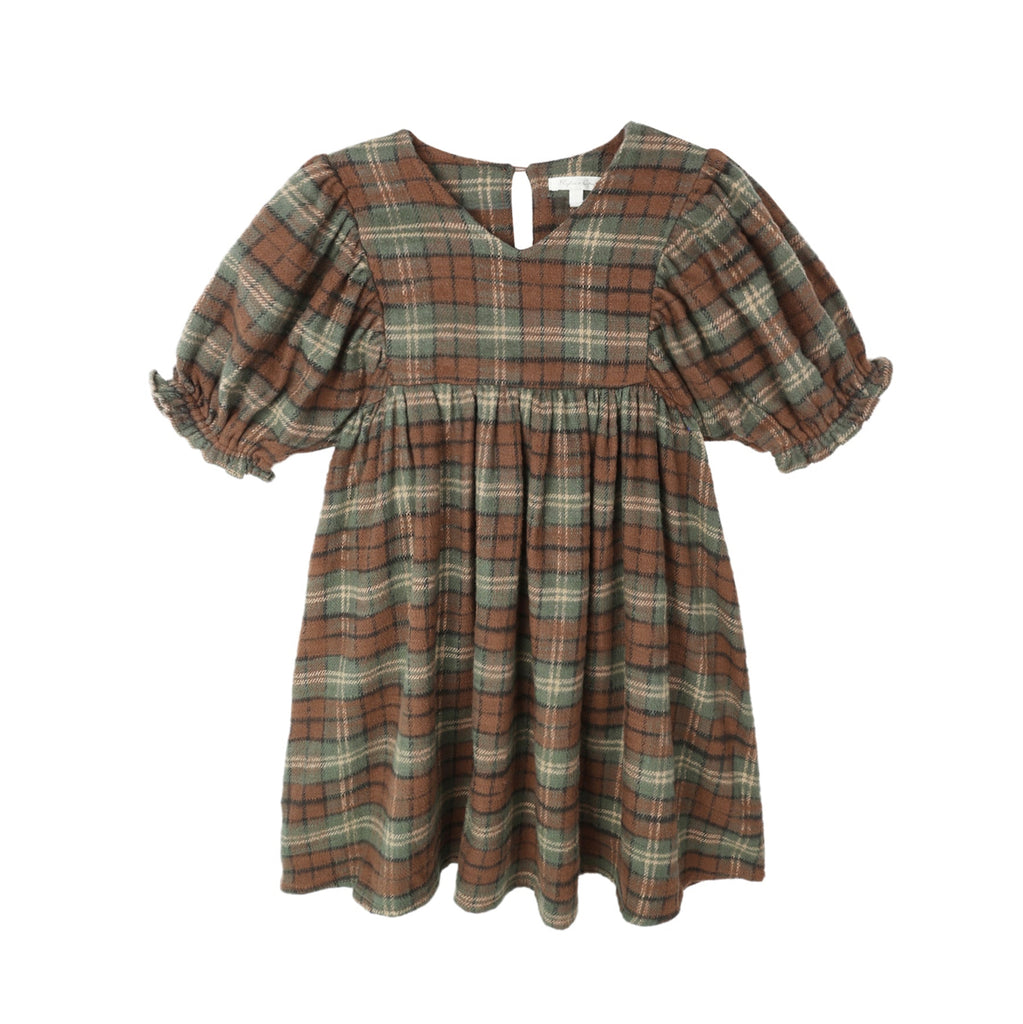 Holiday Plaid Jolene Dress - Little Kinfolk Boutique | Children's Clothing Regina, SK
