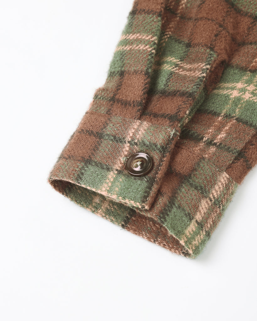 Holiday Plaid Pocketed Flannel Shirt - Little Kinfolk Boutique | Children's Clothing Regina, SK