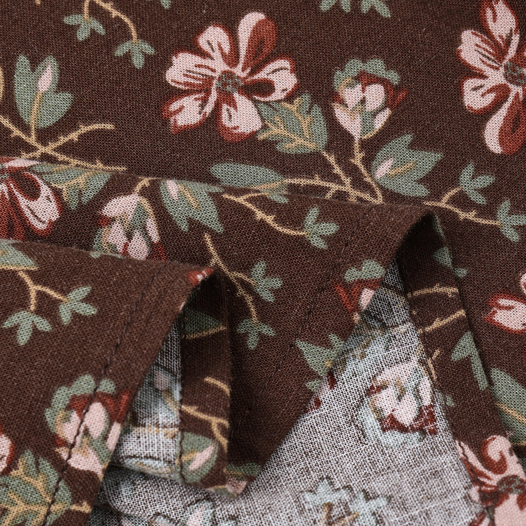 Winter Floral Della Dress - Little Kinfolk Boutique | Children's Clothing Regina, SK
