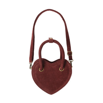 Burgundy Heart Purse - Little Kinfolk Boutique | Children's Clothing Regina, SK