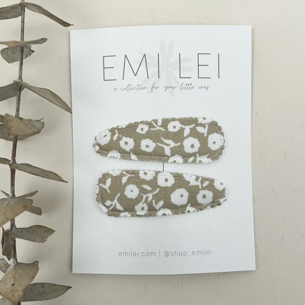 EMI LEI Snap Barrettes - Little Kinfolk Boutique