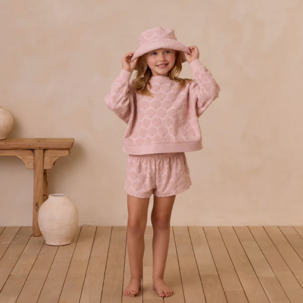 PRE-SALE Karli Set - SHELLS - Little Kinfolk Boutique | Children's Clothing Regina, SK