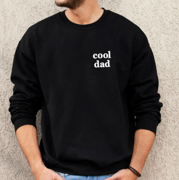 Embroidered COOL DAD Sweatshirt (PREORDER - 2 Colours) - Little Kinfolk Boutique | Children's Clothing Regina, SK