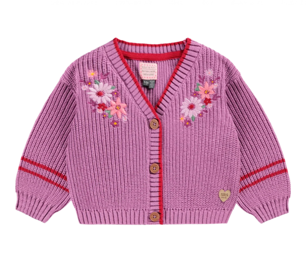Charlotte Embroidered Cardigan - Little Kinfolk Boutique | Children's Clothing Regina, SK