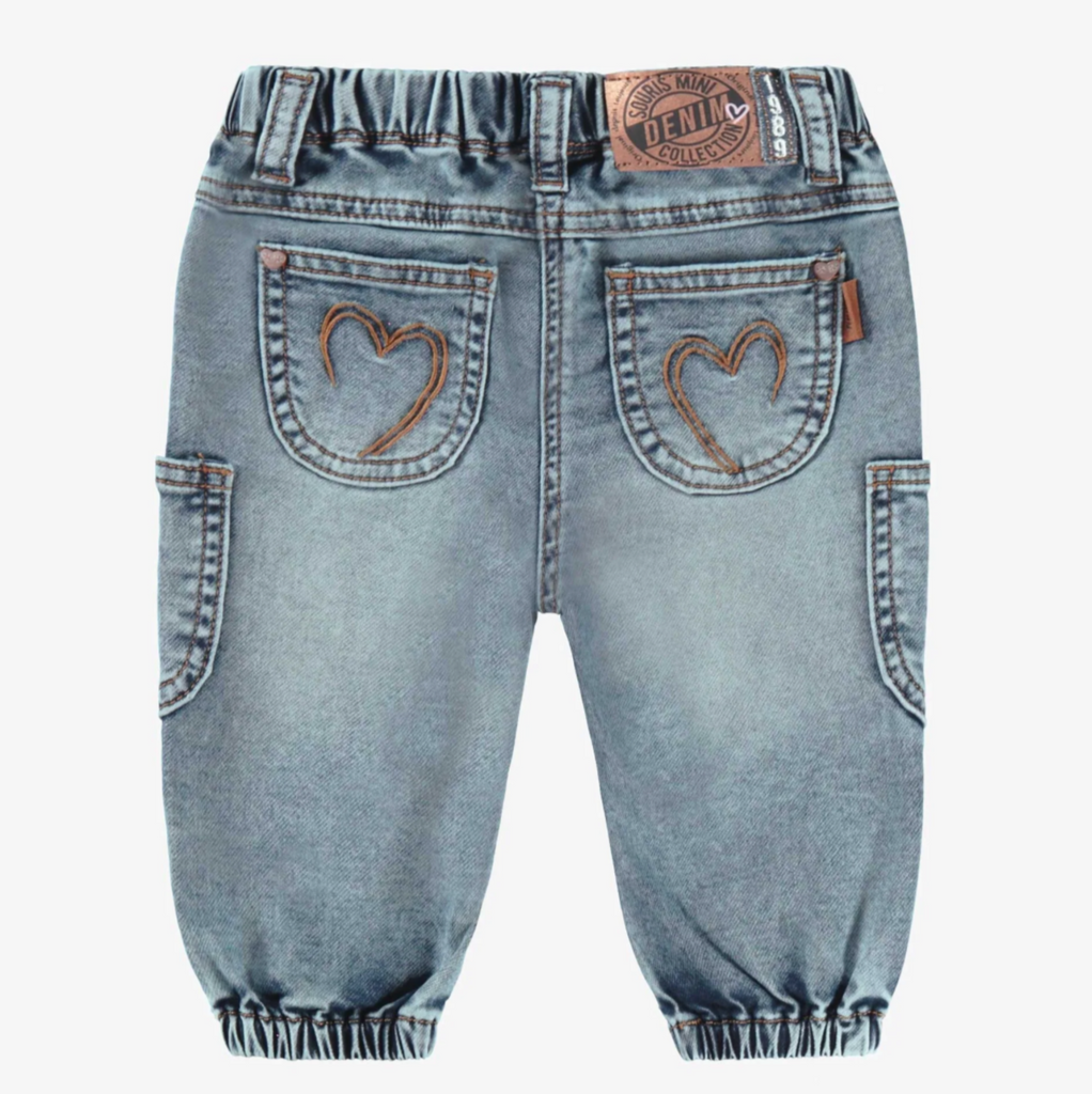 Isabella Cargo Stretch Denim - Little Kinfolk Boutique | Children's Clothing Regina, SK