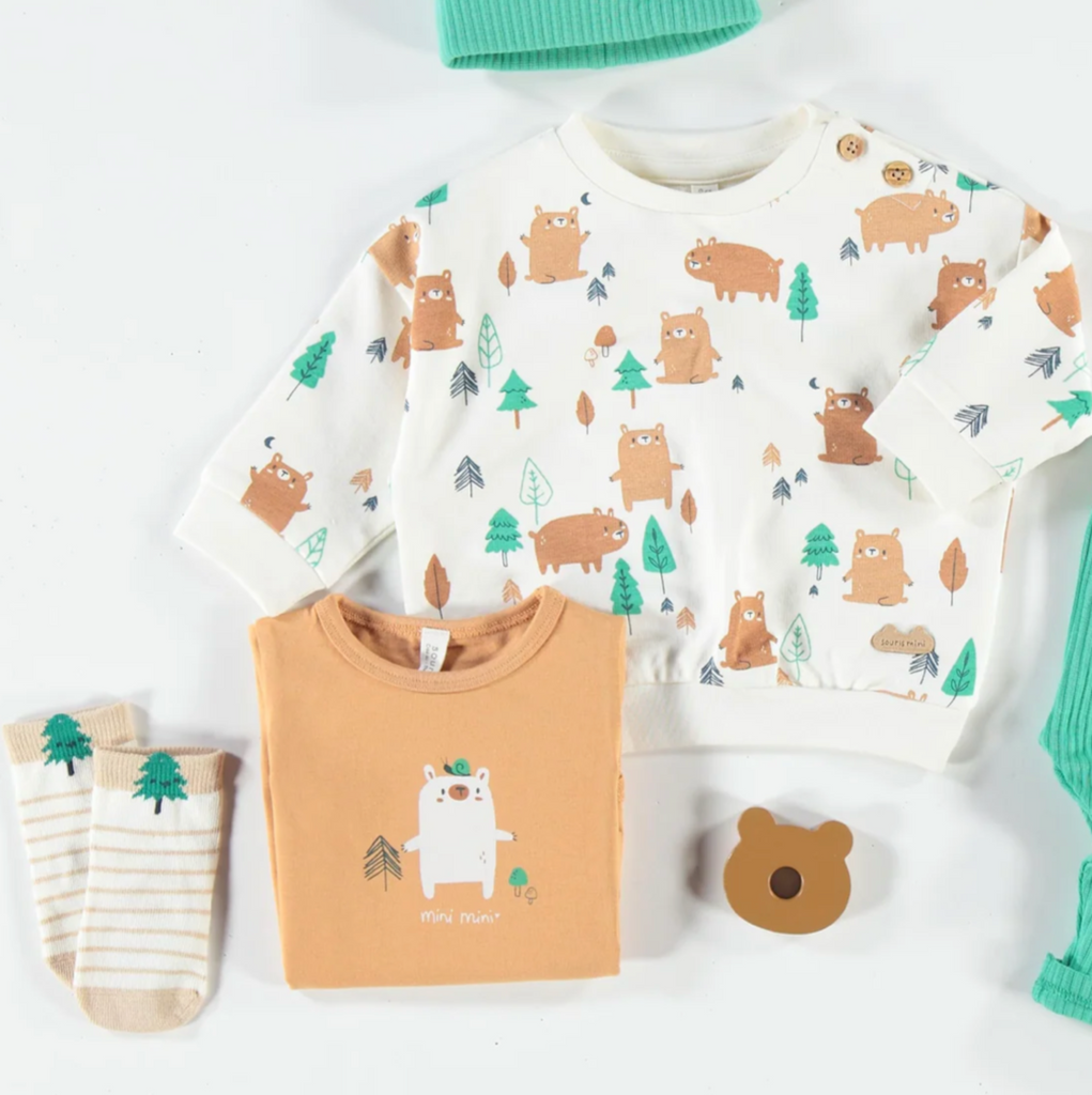 Bernie Bear Sweatshirt - Little Kinfolk Boutique | Children's Clothing Regina, SK