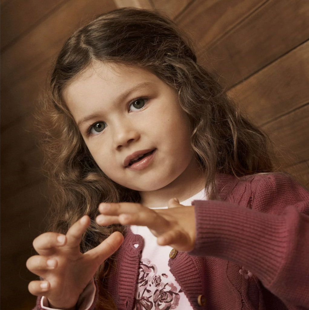 Merlot Child Knit Cardigan - Little Kinfolk Boutique | Children's Clothing Regina, SK