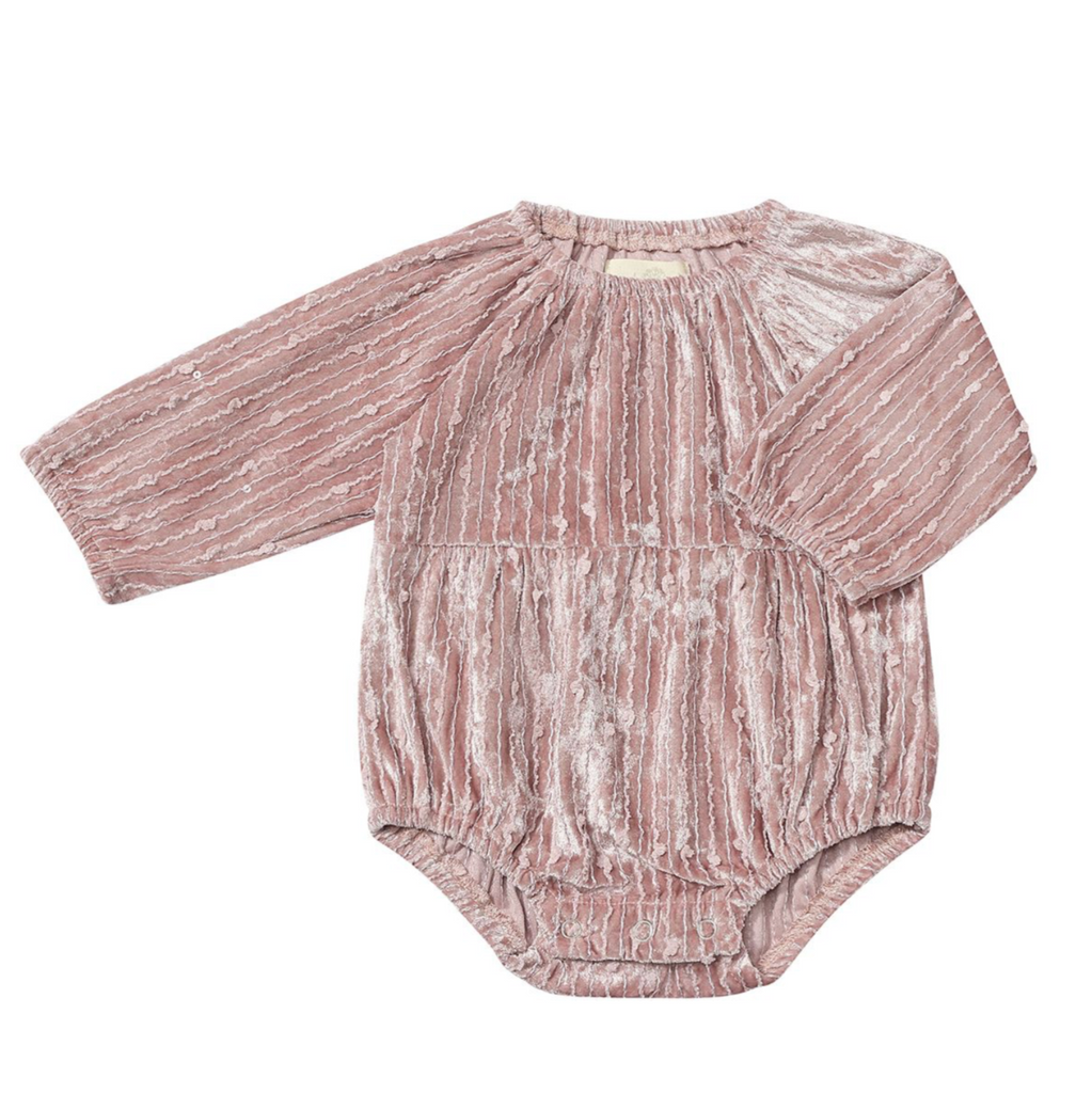 Daisy Rose Sequin Velvet Bubble - Little Kinfolk Boutique | Children's Clothing Regina, SK