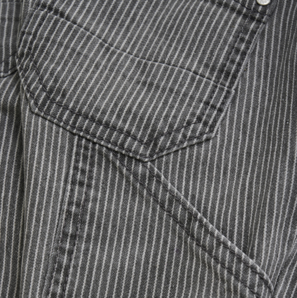 Johnny Work Stripe Stretch Denim - Little Kinfolk Boutique | Children's Clothing Regina, SK