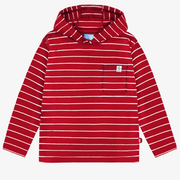 Dalton Stripy Hooded Tee - Little Kinfolk Boutique | Children's Clothing Regina, SK
