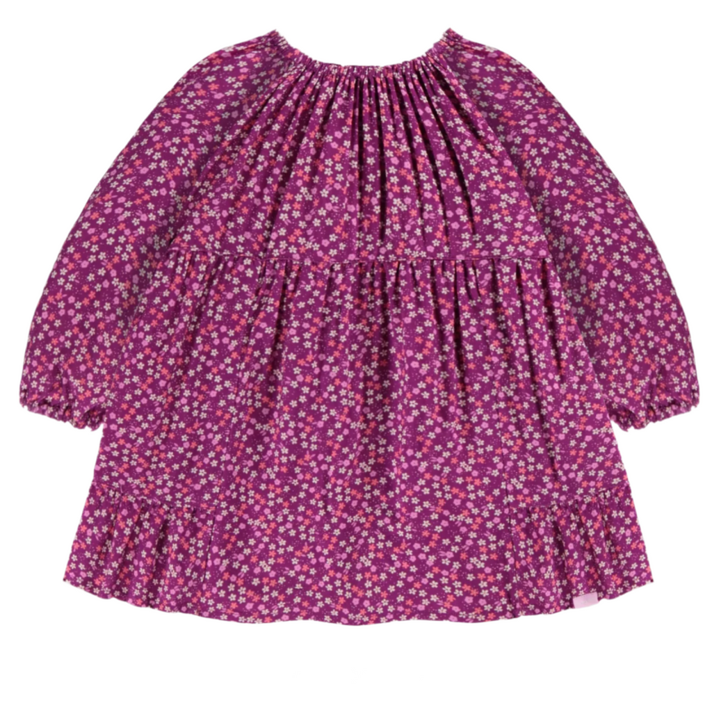 Emma Grace Purple Floral Dress - Little Kinfolk Boutique | Children's Clothing Regina, SK