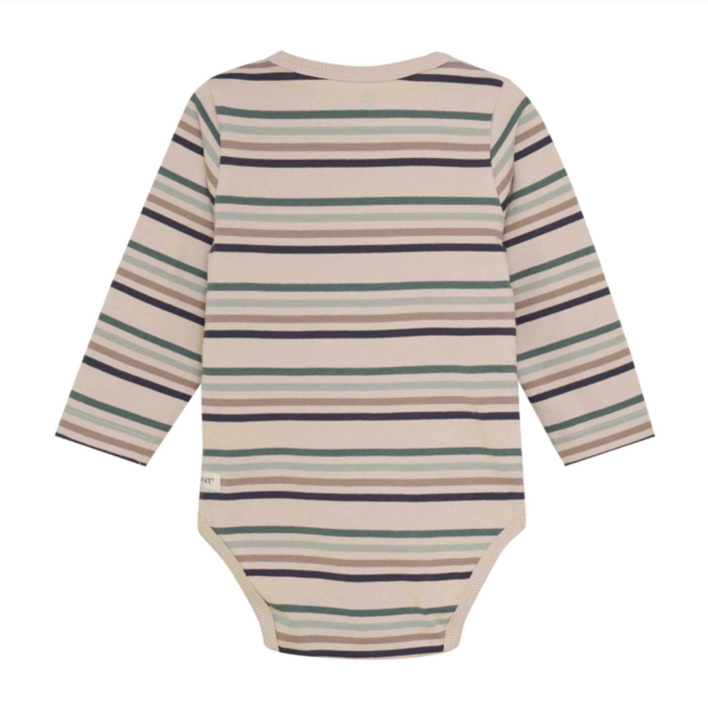 Simon Long Sleeve Stripe Onesie - Little Kinfolk Boutique | Children's Clothing Regina, SK