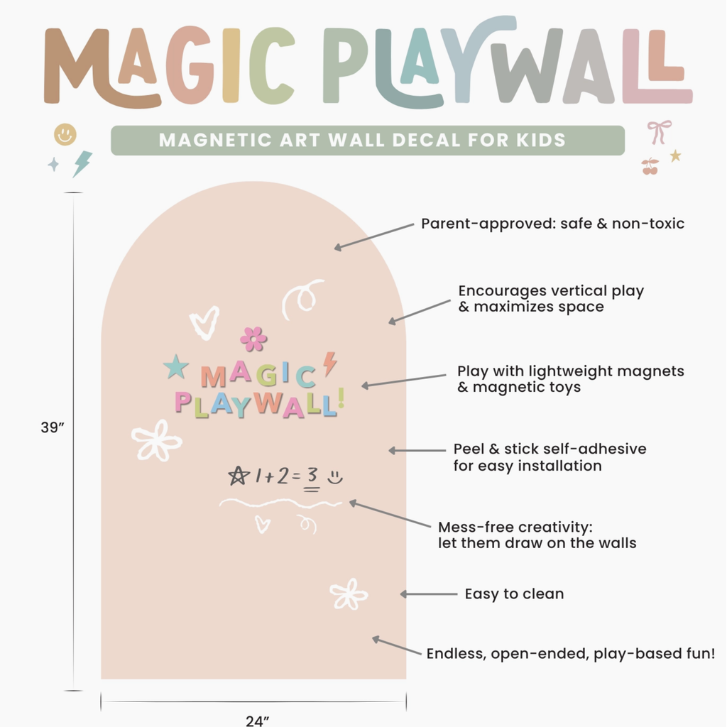 Magic Playwall - Blush - Little Kinfolk Boutique | Children's Clothing Regina, SK