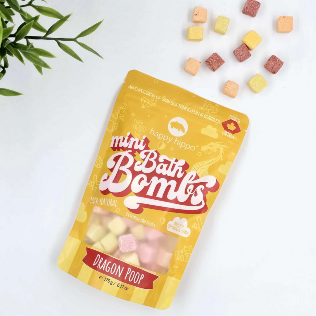 Happy Hippo Bath Co. Mini Bath Bombs - Little Kinfolk Boutique | Children's Clothing Regina, SK